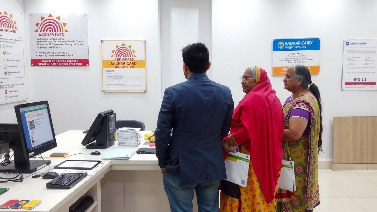 How can I check my Aadhar card enrollment?